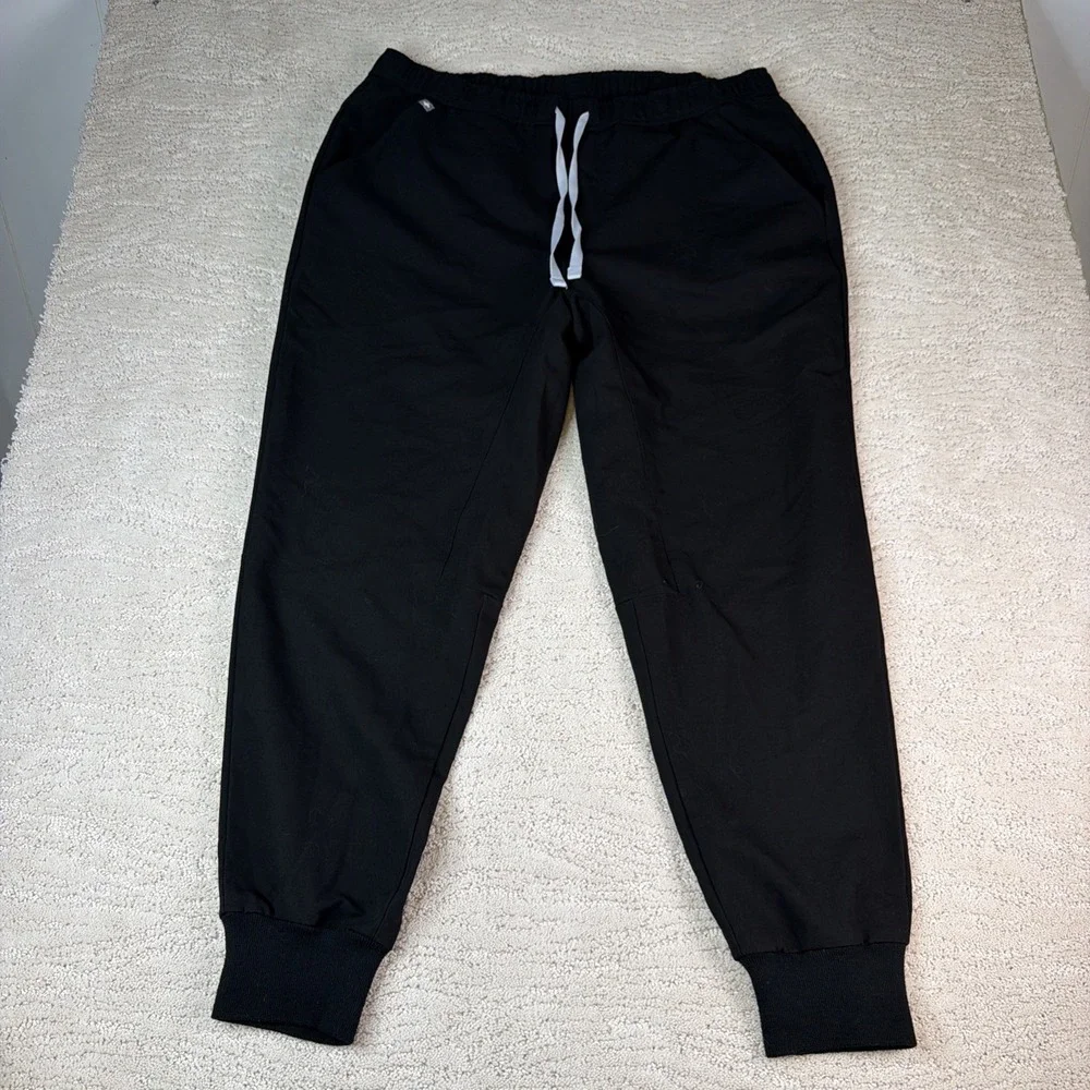 Men's Figs Size L/S Tansen Scrub Jogger Pants Black